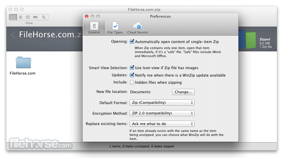 WinZip Mac Edition 6.2